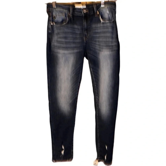 KanCan Dark Wash Skinny Jeans Size 13/30 - Picture 4 of 7